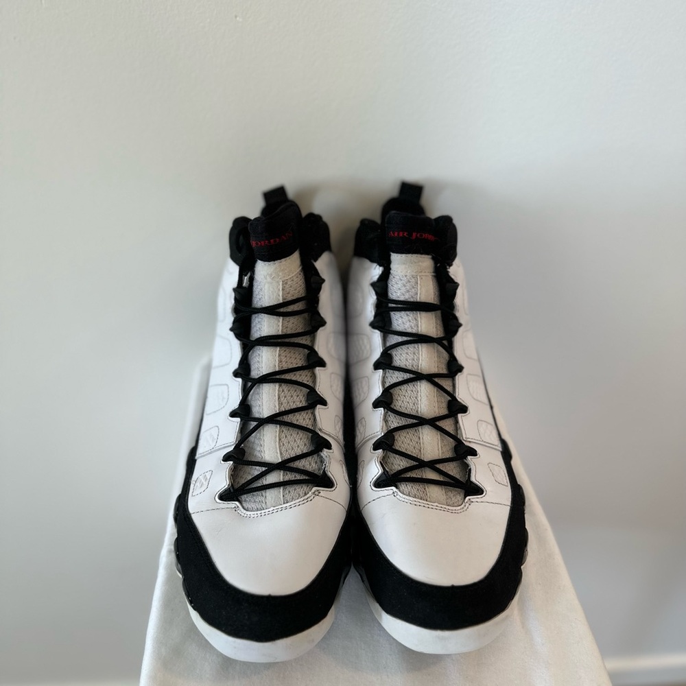 Size 13 Jordan 9 Retro “White Black Red” (2010)